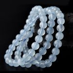 Buddha Stones Natural Aquamarine Peace Healing Bracelet Bracelet BS 1