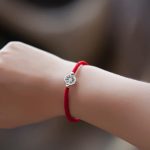 Buddha Stones 925 Sterling Silver Yin Yang Bagua Symbol Cinnabar String Concentration Bracelet Bracelet BS 2