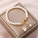Buddha Stones Pearl Cat Paw Healing Chain Bracelet Bracelet BS Pearl(Healing♥Wisdom)