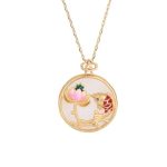 Buddha Stones White Jade Koi Fish Lotus Blessing Necklace Pendant Necklaces & Pendants BS 4