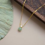 Buddha Stones Lucky Bead Jade Prosperity Chain Necklace Pendant Necklaces & Pendants BS 1