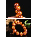 Buddha Stones Golden Sea Willow Success Positive Bracelet Mala Bracelet BS 5
