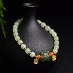 Buddha Stones Chinese Zodiac Lucky Tiger Jade Abundance Bracelet Bracelet BS 1