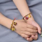 Buddha Stones Colorful Rope Luck Handmade Zongzi Golden Ball Charm Bracelet Bracelet BS 19