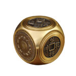 Buddha Stones Four Beasts Feng Shui Yin Yang Bagua Copper Coin Harmony Rotatable Decoration Decorations BS 12