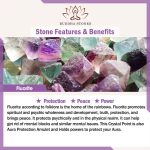 108 Mala Beads Fluorite Black Glitter Stone Protection Tassel Bracelet (Extra 30% Off | USE CODE: FS30) Mala Bracelet BS 20
