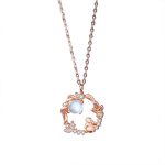 925 Sterling Silver Year of the Rabbit Moonstone Moon Flower Pattern Necklace Pendant Bracelet Earrings Necklaces & Pendants BS 10