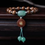 Buddha Stones Abelia Biflora Wood Happiness Protection Bracelet Bracelet BS Abelia Biflora Wood