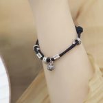 Buddha Stones 925 Sterling Silver Gold Swallowing Beast Koi Fish Wealth Handcrafted Braided Bracelet Bracelet BS 5