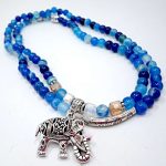 Buddha Stones Natural Agate Elephant Buddha Hope Bracelet Bracelet buddhastoneshop 2