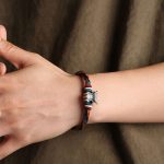 Buddha Stones Handmade 999 Sterling Silver Year of the Dragon Chinese Zodiac Protection Colorful Reincarnation Knot Rope Bracelet Bracelet BS 7