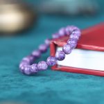 Buddha Stones Amethyst Crystal Positive Transformation Bracelet Bracelet BS 4