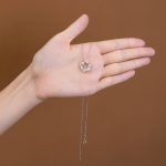 Buddha Stones 925 Sterling Silver Pearl Leaf Design Healing Wisdom Necklace Pendant Ring Earrings Set Bracelet Necklaces & Pendants BS 2
