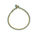 Buddha Stones Two-Color Rope Handcrafted Eight Thread Peace Knot Bracelet Bracelet BS 8