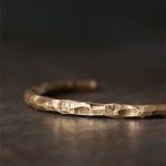 Buddha Stones Tibetan Bump Texture Copper Luck Cuff Bracelet Bangle Bracelet Bangle BS 2