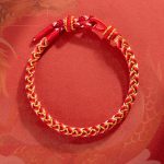 Buddha Stones Handmade Year Of The Dragon Scale Protection Rope Bracelet Bracelet BS 6