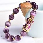 Buddhastoneshop Pixiu Cat Eye Wealth Bracelet