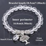 Buddha Stones Natural Gemstone Tree of Life Lucky Charm Stretch Bracelet Bracelet BS 33
