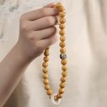 Buddha Stones Tibetan Natural Purple Gold Rat Bodhi Seed Wealth Double Wrap Bracelet Bracelet BS 11
