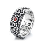 Buddha Stones Tibetan Ruby Copper Wealth Ring Rings BS 4