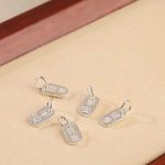 Buddha Stones 925 Sterling Silver Auspicious Clouds Peace Buckle Safe And Sound Bracelet Anklet (Extra 30% Off | USE CODE: FS30) Bracelet BS 12