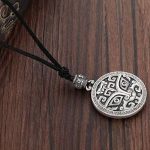 Buddha Stones Lucky FengShui Mythological Creature Taotie Wealth Necklace Pendant Necklaces & Pendants BS 7