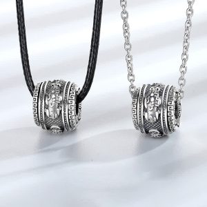 Buddha Stones PiXiu Luck Wealth Rotatable Necklace Pendant Necklaces & Pendants BS main