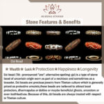 Buddha Stones Tibet Om Mani Padme Hum Dzi Bead Pattern Protection Rotatable Necklace Pendant - image 6