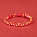 Buddha Stones Handmade Year Of The Dragon Scale Protection Rope Bracelet Bracelet BS 1