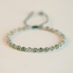 Buddha Stones Moss Agate Lucky Balance Bracelet Bracelet BS Moss Agate&Golden Beads(Wrist Circumference 14-19cm)