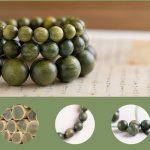 Buddha Stones Tibetan Green Sandalwood Soothing Cure Bracelet Bracelet BS 24