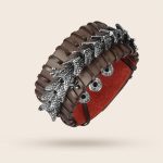 Buddha Stones Dragon Leather Protection Weave Bracelet Bracelet BS 4