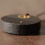 Buddha Stones Handcrafted Round Ebony Wood Copper Peace Necklace Pendant Necklaces & Pendants BS 6