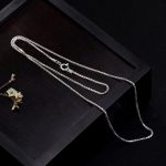 Buddha Stones Zen Cairn Labradorite Various Crystals Calm Pendant Necklace Necklaces & Pendants BS Box Chain 20IN (51cm)