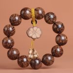 Buddha Stones Plum Blossom Wood Inner Peace Bracelet Bracelet BS 5