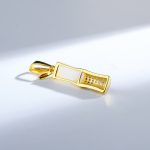 Buddha Stones 925 Sterling Silver Hetian White Jade Bamboo Happiness Necklace Pendant Necklaces & Pendants BS 5