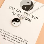 Buddha Stones 2Pcs Yin Yang Harmony Balance Necklace Pendant Necklaces & Pendants BS 3