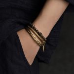 Buddha Stones Lava Rock Stone Copper Balance Cuff Bracelet Bangle Bracelet BS 16