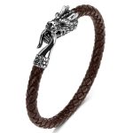 Buddha Stones Dragon Titanium Steel Protection Luck Bracelet Bracelet BS 20