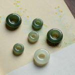 Buddha Stones Natural Round Jade Peace Buckle Luck Abundance Necklace Pendant Necklaces & Pendants BS 24