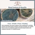 Buddha Stones Multicolored Green Sandalwood Ebony Wood Red Sandalwood Peace Bracelet Bracelet BS 4