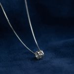 Buddha Stones 925 Sterling Silver Tibetan Om Mani Padme Hum Engraved Love Focus Necklace Pendant Necklaces & Pendants BS 6