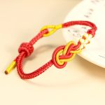 Buddha Stones Handcrafted Eight Thread Peace Knot Peach Blossom Knot Luck Connection Bracelet Bracelet BS 3