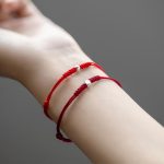 Buddha Stones 925 Sterling Silver Luck Bead Protection Red String Braided Bracelet Bracelet BS 2