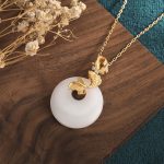 Buddha Stones White Jade Koi Fish Wealth Prosperity Necklace Pendant Necklaces & Pendants BS 2
