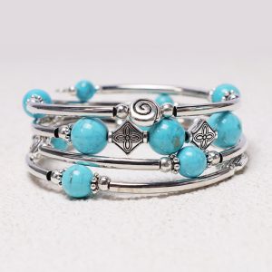 Buddha Stones Tibetan Turquoise Balance Bracelet Bracelet BS 1