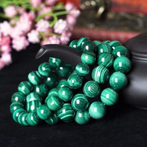 Buddha Stones Natural Malachite Protection Calmness Bracelet Bracelet BS main