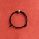Buddha Stones 925 Sterling Silver Fu Character Blessing Handmade Braided Bracelet Bracelet BS 15