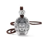 Buddha Stones Chinese Zodiac Natal Buddha Om Mani Padme Hum Lotus Compassion Necklace Pendant Necklaces & Pendants BS 2