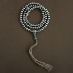 Buddha Stones 108 Mala Beads 925 Sterling Silver Red Agate Turquoise Confidence Charm Bracelet Mala Bracelet BS 12